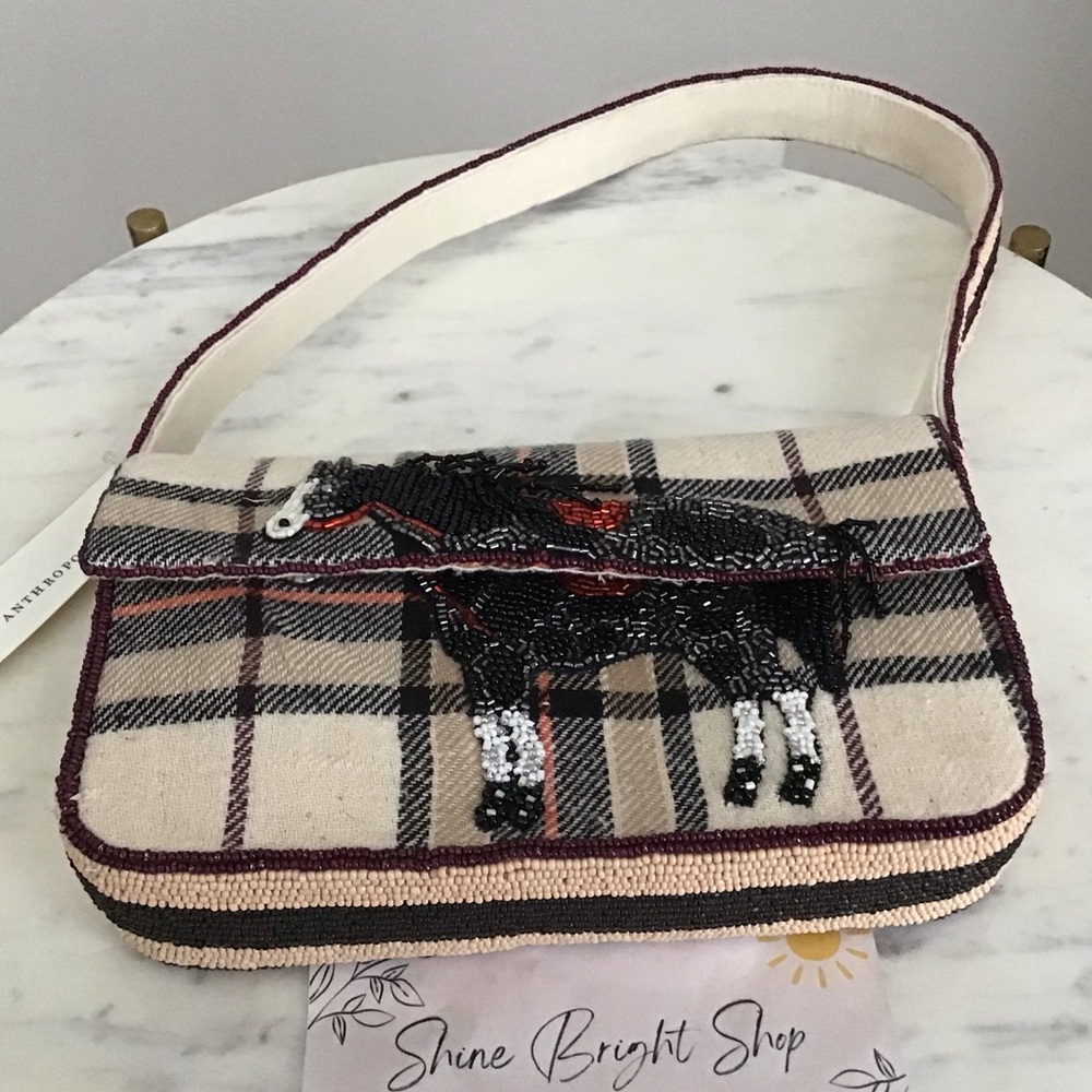 Anthropologie Fiona Bag Horse NWT - Picture 6 of 8